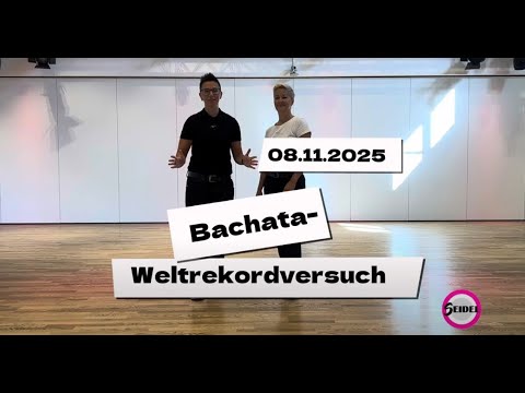 Bachata- Weltrekordversuch am 08.11.25 in allen Aktionstanzschulen. Lerne hier die Rekord-Choreo. 
