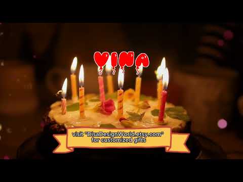Happy Birthday VINA   Happy Birthday Song   Birthday Wishes   Birthday Party