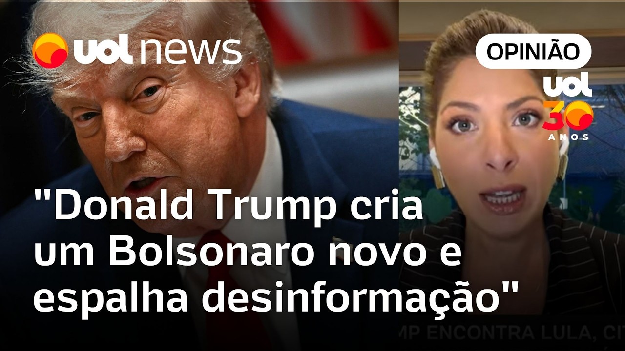 Trump não se confunde, mas mente e espalha desinformação ao falar em 'Bolsonaro Jr.' | Daniela Lima