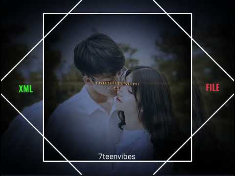 Drac Frost ft Angela Malsawmpari - Ka Tiam Che //Alight Motion Preset XML🔰