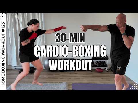 30-Min Cardio Boxing Workout at Home | No Equipment | Burn 300+ Calories🔥