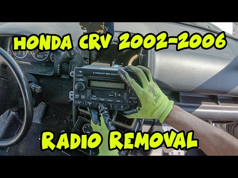 Honda CRV 2002-2006 Stereo Radio Removal Tutorial
