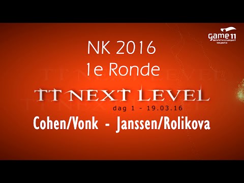 NK 2016 1e Ronde Cohen/Vonk - Janssen/Rolikova