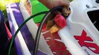 Remove gas from seadoo gas tank fast safe siphon gas