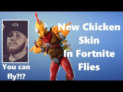 New Chicken Skin In Fortnite Battle Royale Makes You Fly?!?