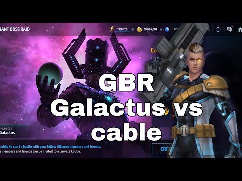 GBR Gatactus vs cable game play marvel future fight