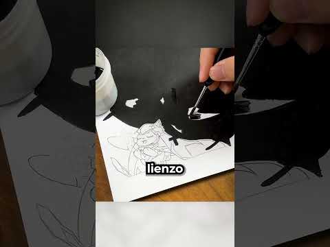 El fuego reveló el dibujo 😳