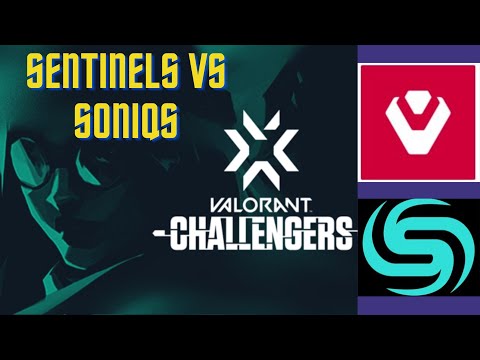 SENTINELS vs SONIQS - VALORANT CHALLENGERS NA Highlights Round1