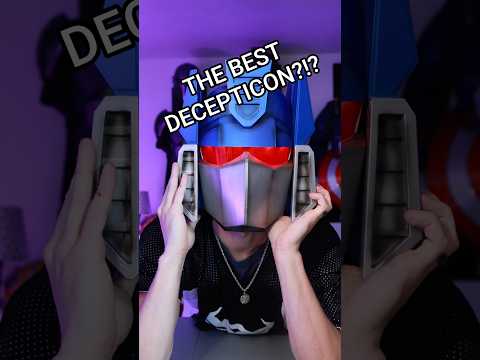 THE MOST REALISTIC SOUNDWAVE HELMET #transformers #unboxing #unbox #soundwave #cosplay #shorts
