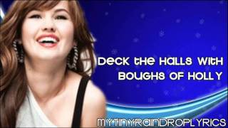 Debby Ryan - Deck The Halls - Lyrics On Screen