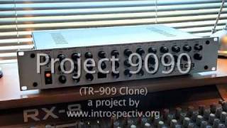 Video thumbnail for Project 9090 / Roland TR-909 Clone Soundcheck by DUCKTRONIC