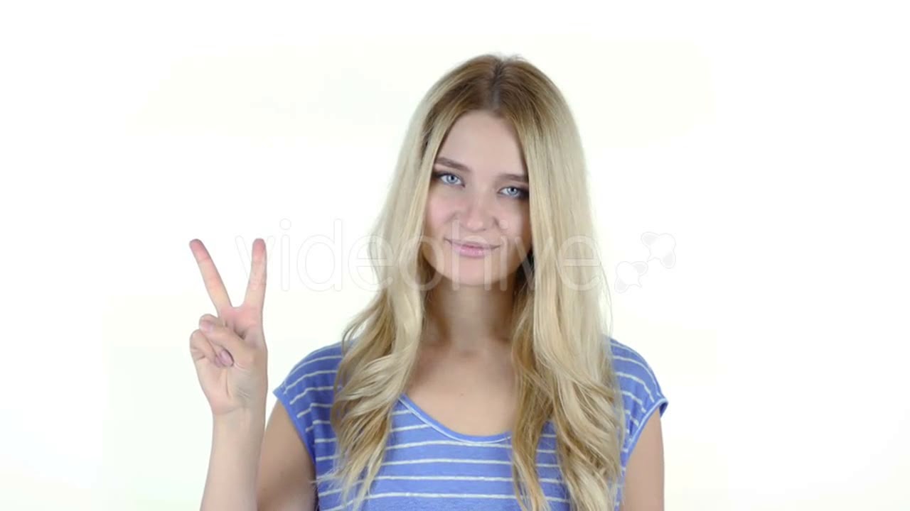 Portrait Of Smiling Woman , White Background - (people) Stock Footage | Mega Pack +40 items