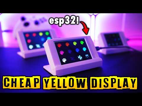 I made a SMART HOME CONTROL PANEL using a CHEAP YELLOW DISPLAY! (Full Guide)
