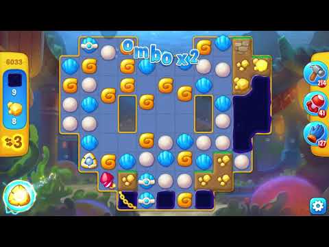 Fishdom 6033 Level - 12 moves - NO BooSTERS