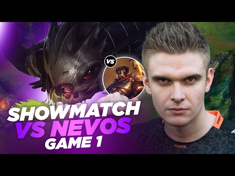 RHOBALAS : SHOWMATCH VS NEVOS - KOG MAW VS VIKTOR | LOL FR