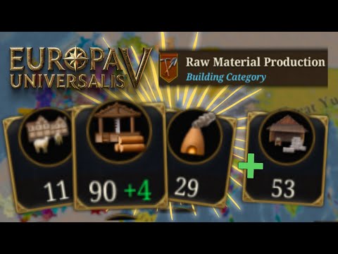 How to COLLAPSE Prices w/ Raw Material Buildings - In Depth Guide for EU5