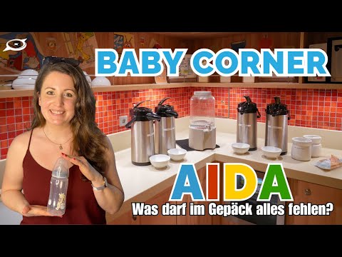AIDA Baby Corner auf den Familienschiffen: Babynahrung und mehr