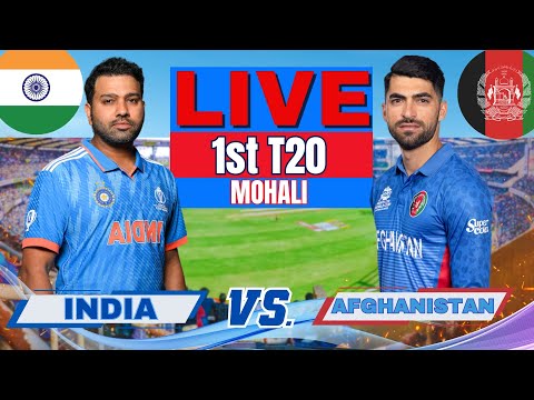 Live: India vs Afghanistan 1st T20 Live Match Score & Commentary | Live Cricket Today IND vs AFG