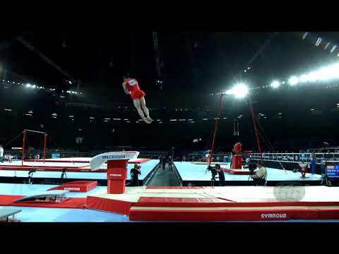 LIN Chaopan (CHN) - 2017 Artistic Worlds, Montréal (CAN) - Qualifications Vault 1