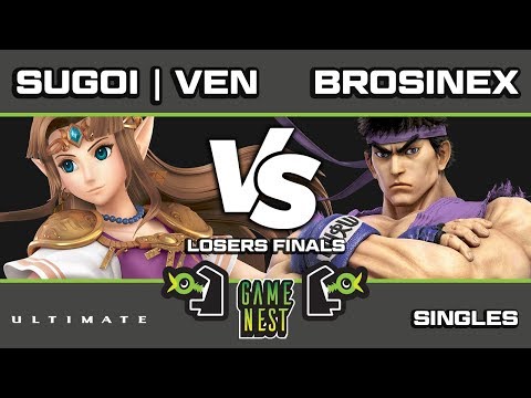 Game Nest Smash It Up: Sugoi | Ven (Zelda) vs Brosinex (Ryu) - Losers Finals