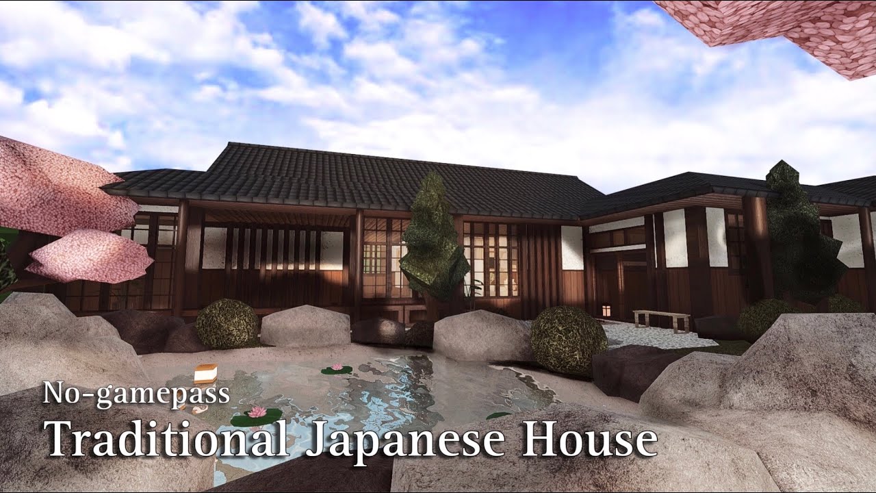 BLOXBURG: Traditional Japanese House | No-Gamepass | Speedbuild | Roblox Bloxburg