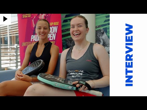 Tia Norton and Carla Fita Fernandez: women's winners of the FIP Rise London Open 4-7th August 2022