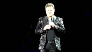 DONNY OSMOND BIRMINGHAM 03.02.17 LONG HAIRED LOVER FROM LIVERPOOL