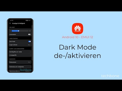 Dark Mode aktivieren oder deaktivieren - Huawei [Android 10 - EMUI 12]