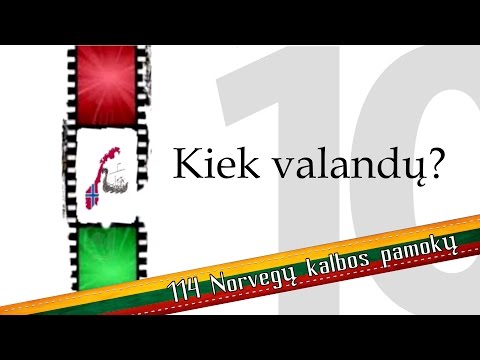 114 Norvegų kalbos pamokų - Pamoka 10 - Kiek valandų?