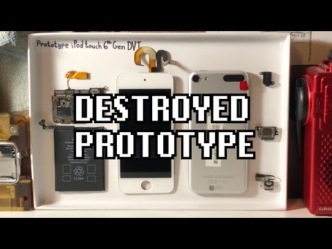 Prototype iPod Touch 6th Generation that was DESTROYED (DVT Stage) - Apple History