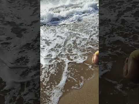 Krishika playing at Beach 25 April 2023