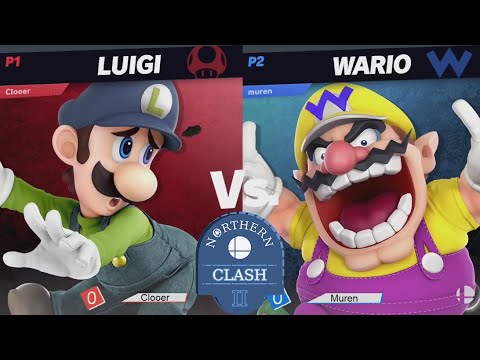 Northern Clash 2 Pool A2 - Clooer (Luigi) vs Muren (Wario) - SSBU