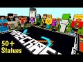 I Made Every Youtuber's Statue In Minecraft Ft. Techno Gamerz !!!!