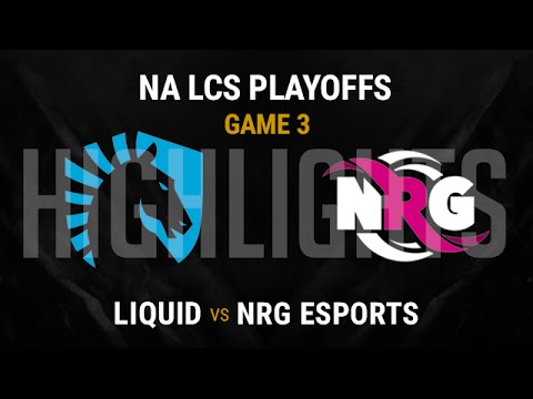 Liquid vs NRG Game 3 Highlights - NA LCS Playoffs Quarterfinals Spring 2016 - TL vs NRG