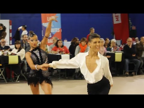 Lorenzo COLIN & Adèle DA ROSA - Ch. de France 10 Danses 2022, Juniors II Latine, Vénissieux (Jive)
