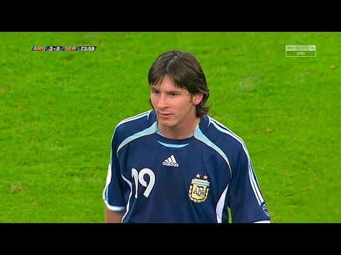 Messi World Cup Debut vs Serbia & Montenegro (World Cup) 2006 English Commentary HD 1080i50