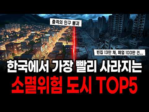 12만 도시가 3만 명이 됐다… 대한민국 소멸위기 지역 1위의 충격