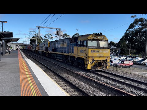 Pacific National NR92 NR34 NR83 5SM2 train Albion Station