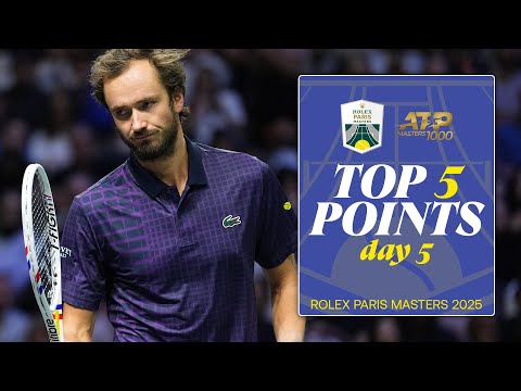 Top 5 points of the day 5 | Rolex Paris Masters 2025