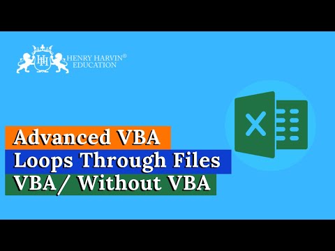 Loops Through Files Without VBA Best Advanced Excel Tutorial for Beginners @Henry Harvin Data Science