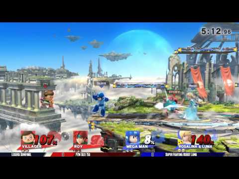 GB Oct 3, 2015 - SSB4 Doubles - P2W Size 15s vs Super Fighting Robot Luma
