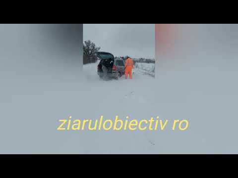 Drumuri blocate de zăpadă in judetul Vaslui