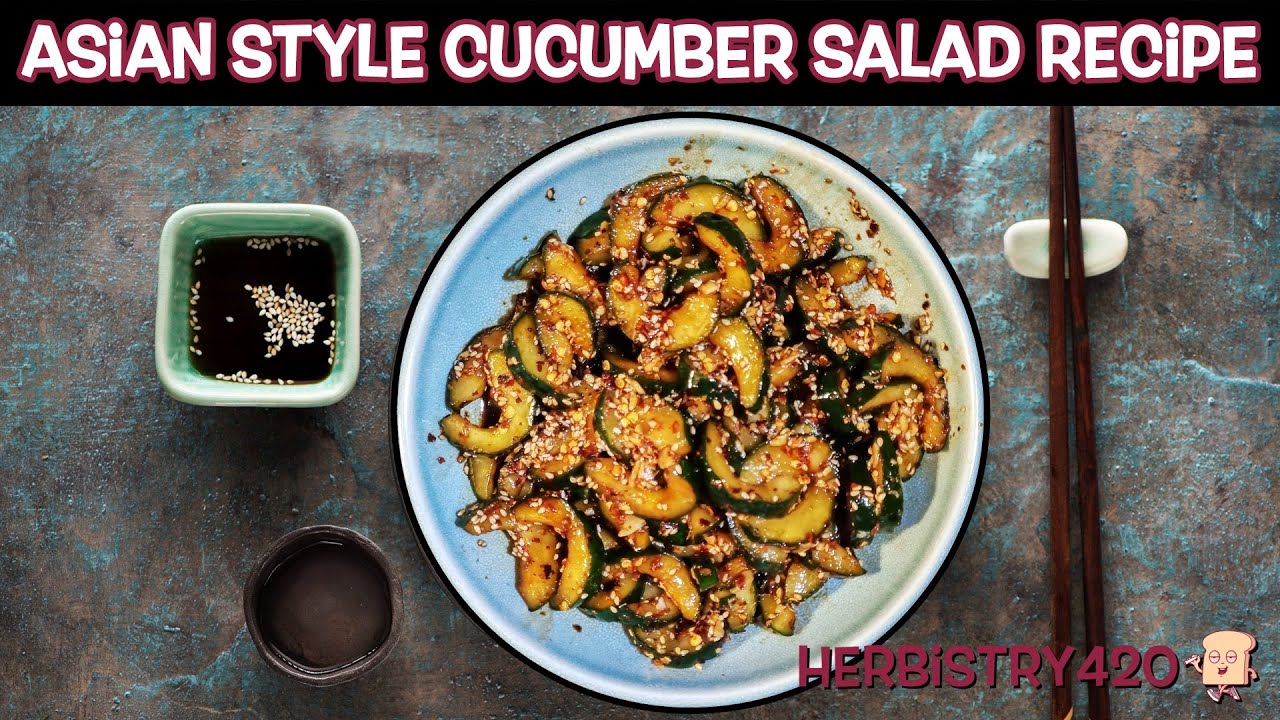 Cannabis Infused Cucumber Salad Recipe: 5 Easy Steps