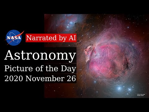 APOD: 2020-11-26 - The Great Turkey Nebula (Narrated by Joanna)