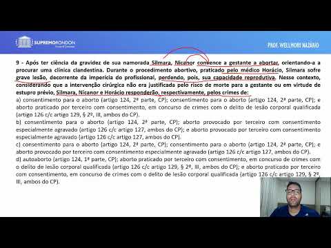 MARATONA PCPR E DEPEN - DIREITO PENAL (CRIMES CONTRA A VIDA) - PROF. WELLMORY NAZÁRIO