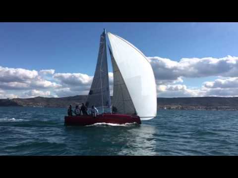 Fareast 23R test sailing by Cleanport