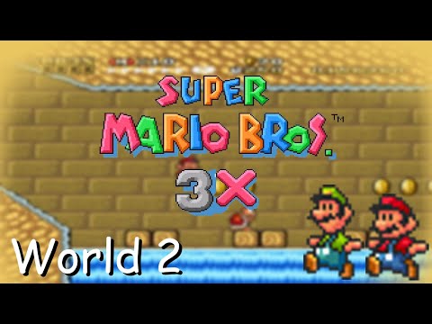 Walkthrough (SMW Hack) Super Mario Bros 3X - World 2.