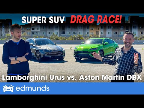 Lamborghini Urus vs. Aston Martin DBX | Exotic SUV Showdown & Drag Race | 0-60 Performance & More