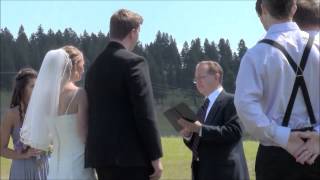 preview picture of video 'May 4th, 2013 - Ryan and Rachel Wedding Ceremony'