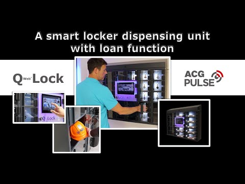 Q-Lock - A smart locker dispensing unit with loan function